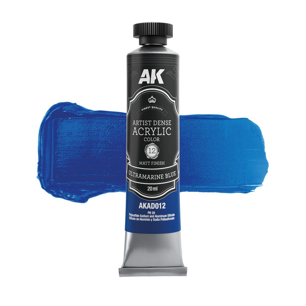 Artistic Dense Acrylic - Ultramarine Blue Artistic Dense Acrylic - Ultramarine Blue