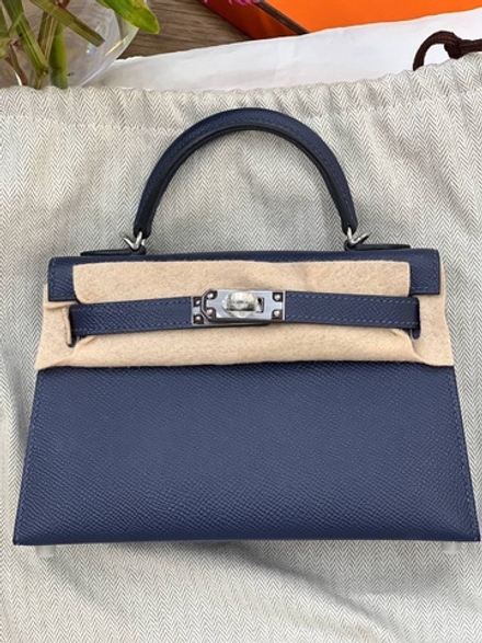 Сумка Hermes Kelly Mini Epsom ручной шов