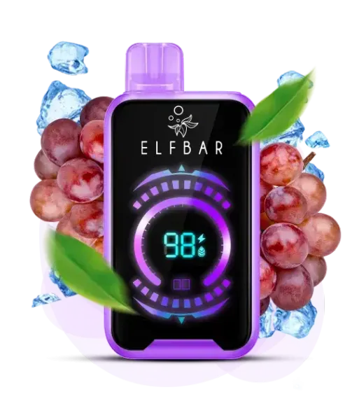 ELF BAR RAYA D2 - Grape Ice (5% nic)