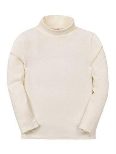 Водолазки для девочек "Plain white" (Белый, 110)