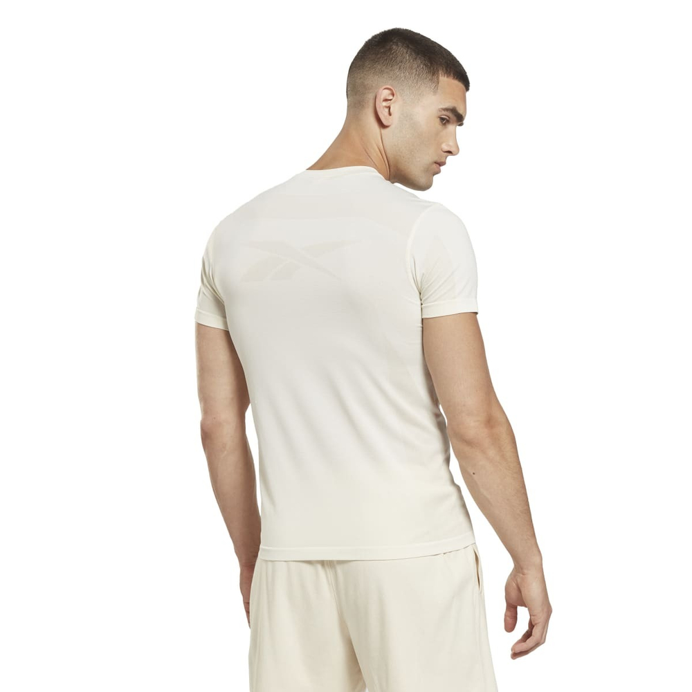 Мужская теннисная футболка Reebok Les Mills Myoknit Tee - classic white
