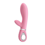 Нежно-розовый вибростимулятор-кролик 20,5см Baile Pretty Love Thomas BI-014621-1