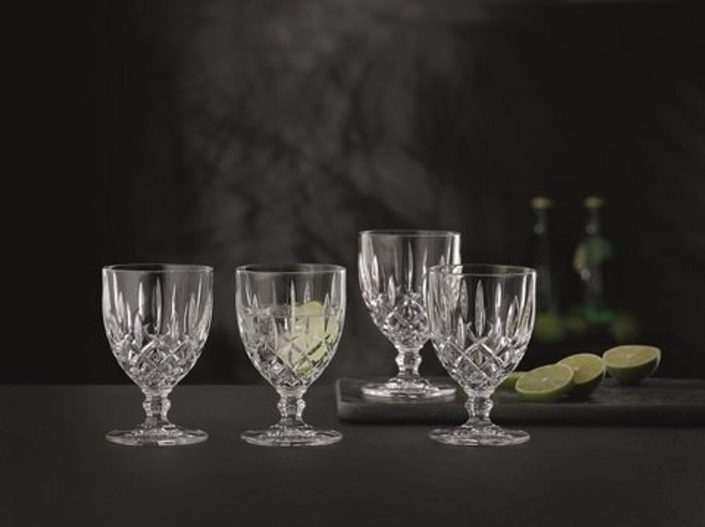 NOBLESSE - Набор фужеров 4 шт. низких 230 мл бессвинцовый хрусталь (set 4 pcs)