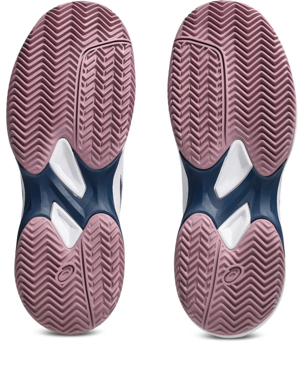 Детские теннисные кроссовки Asics Gel-Game GS Clay/OC - white/independence blue