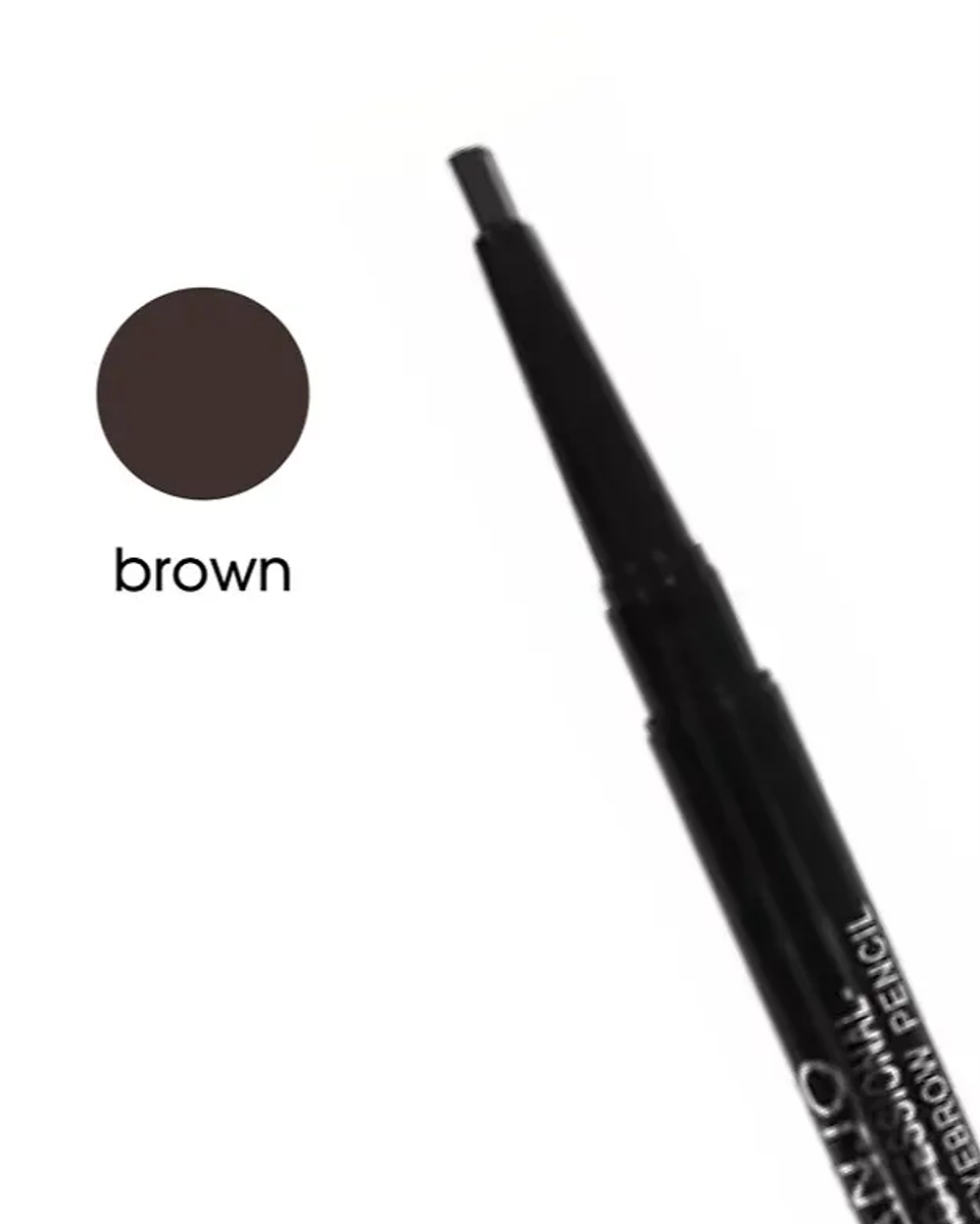 Anjo Professional Eyebrow Pencil Triangular Brown Треугольный карандаш для бровей коричневый, 1 шт
