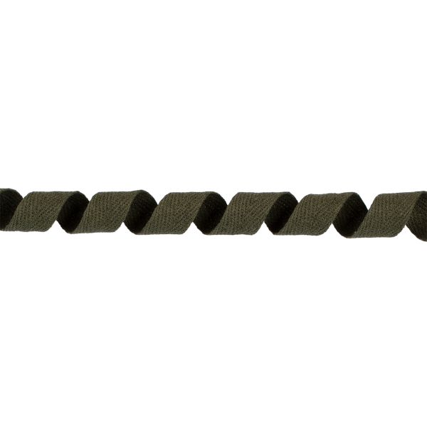 Тесьма (лента) киперная (100% х/б) 15 мм / 50 метров, хаки/khaki, Gamma TCT-15