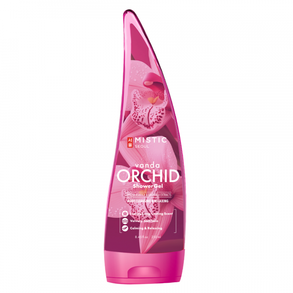 MISTIC Vanda Orchid Shower Gel Гель для душа "Орхидея Ванда" с экстрактами центеллы и зеленого чая 250мл