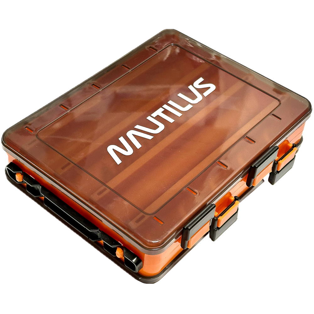 Коробка для воблеров двухсторонняя Nautilus (Double Sided Box) NB2-205G 7отд. 205x170x48мм -
