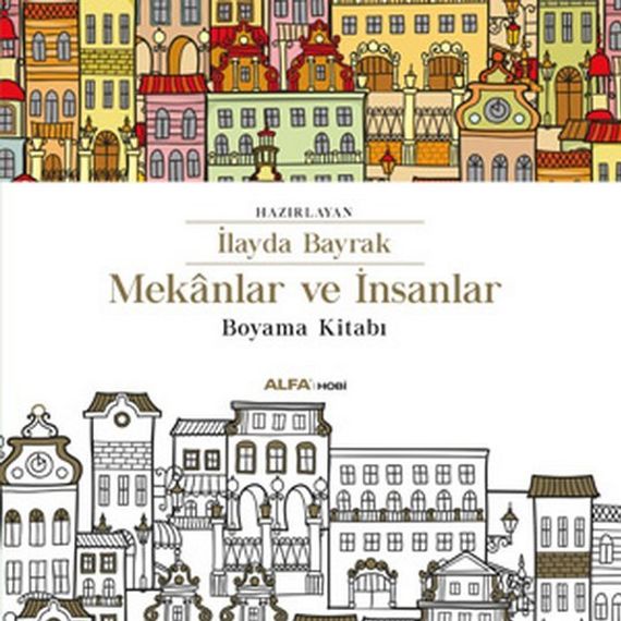 Mekanlar  Ve Insanlar Boyama Kitabı