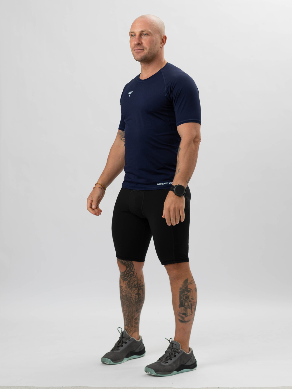 Спортивная футболка DRI FIT реглан TOTEMIC CLO синий
