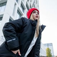 Шапка из смесовой шерсти однослойная "TOMATO"