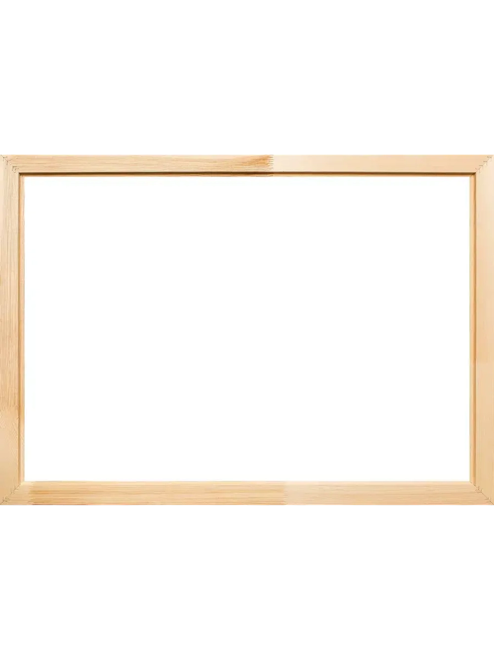 Деревянная рама 60x85 для картин на подрамнике сеч. 40x18