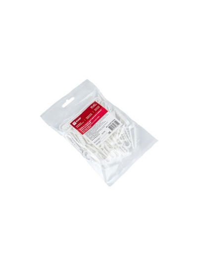 Дюбель-хомут d5-10мм для круглого кабеля бел. (уп.50шт) PROxima EKF plc-ncs50-5x10w