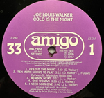 Joe Louis Walker - Cold Is The Night (Швеция 1987г.)