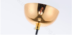 Pendant design lamp Aballs  by Parachilna (Gold,  D20)