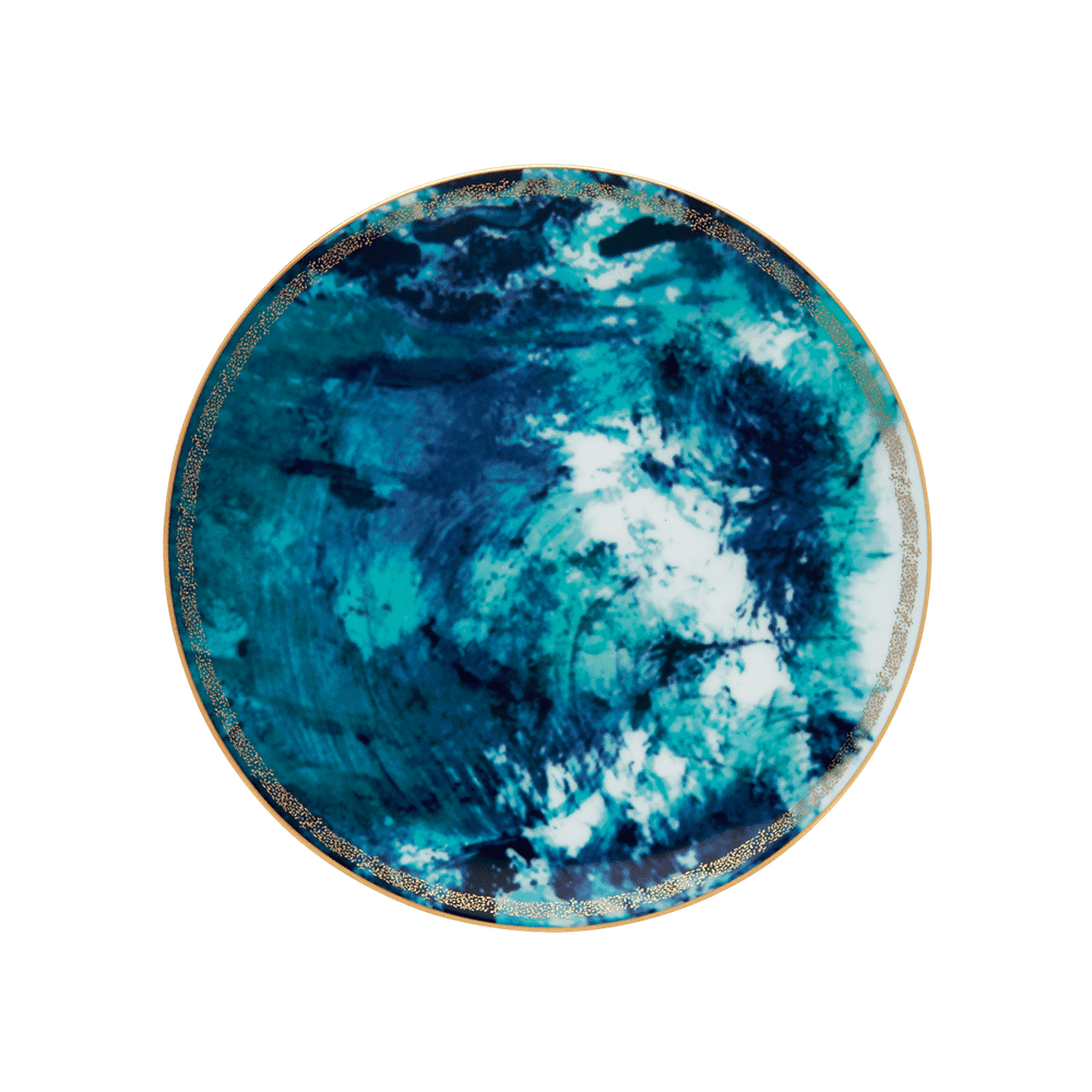 Набор десертных тарелок Haviland Ocean Bleu, 23 см (4 шт.)
