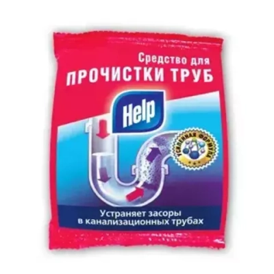 ХЕЛП Средство для прочистки труб "HELP" 90 г саше*60