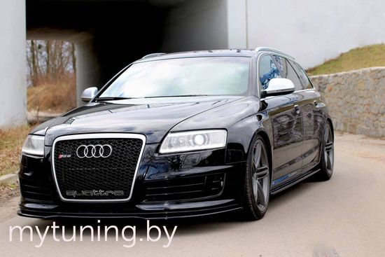 Комплект накладок на пороги для AUDI RS6 C6 (08-10)