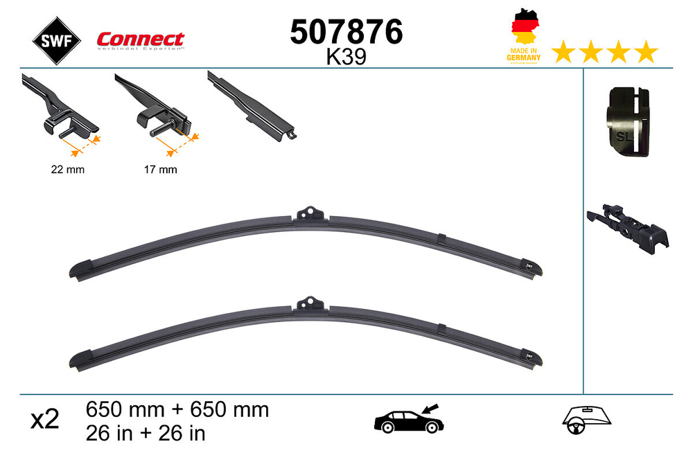 SWF - 507876-SWF - Wiper Blade