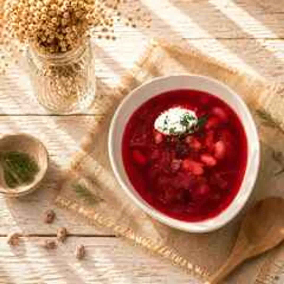 Борщ постный без мяса / 500 гр 2*250 г