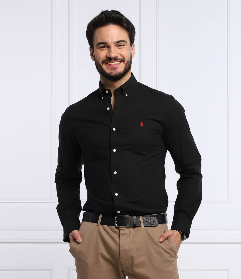 Рубашка POLO RALPH LAUREN - черный(710928254)