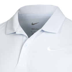 Мужское теннисное поло Nike Dri-Fit Court Solid Polo Men - White
