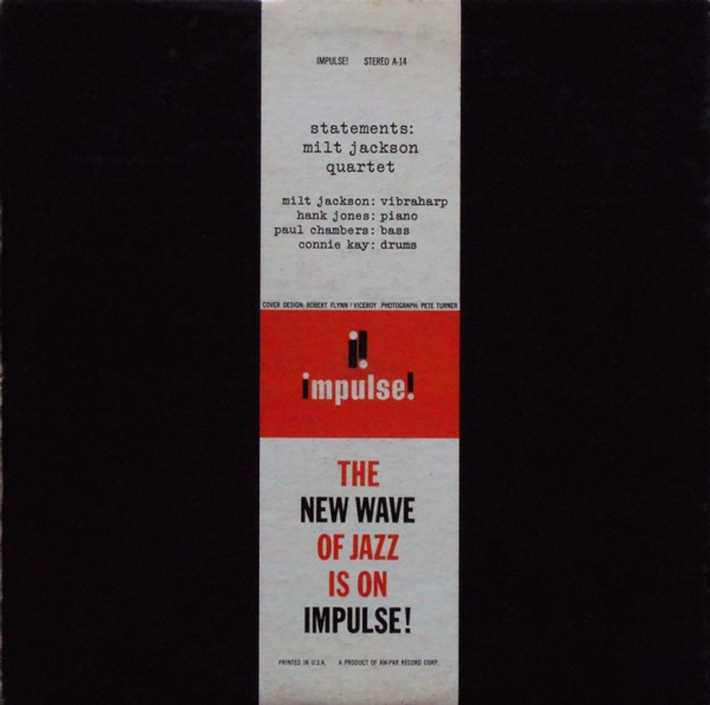 Milt Jackson - Statements - US OG Impulse Stereo