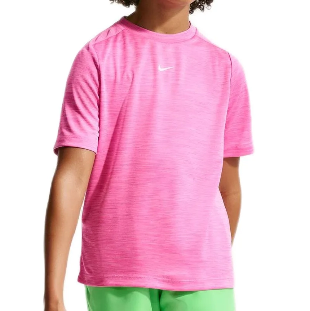 Nike Boys Multi Dri-FIT Short-Sleeve - playful pink/pink risewhite