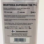 Чай черный листовой FORSMAN TEA MUSTIKKA SUPERIOR с черникой 60 г (из Финляндии)