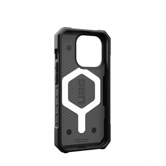 Чехол с поддержкой MAGSAFE Uag Pathfinder для iPhone 15 Pro MAX 6.7", цвет серебро (Silver)