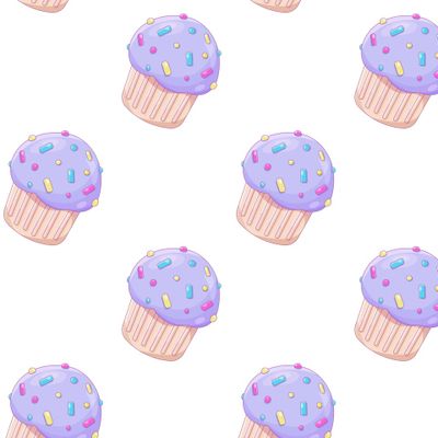 Черничный капкейк, пирожное, кекс, маффин, muffin, cupcake.