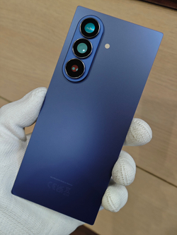 Задняя крышка ПРЕМИУМ для Samsung Z Fold 7 F966B ( заднее стекло ) Цвет: Синий / Blue Shadow