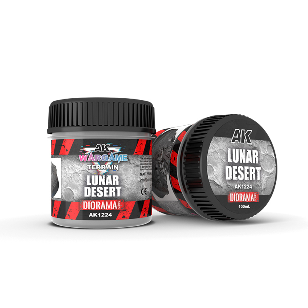 Текстурная паста AK Interactive Terrains Lunar Desert 100 ml