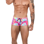 Мужские плавки с рисунком-абстракцией Baltic Swimsuit Trunks (Размер: M) (Цвет: голубой)