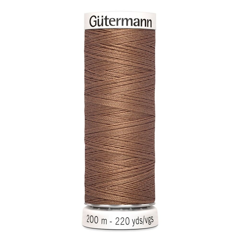 Нитки универсальные Gutermann Sew-all 100 (200 метров), 5 кат. | 444 миндаль