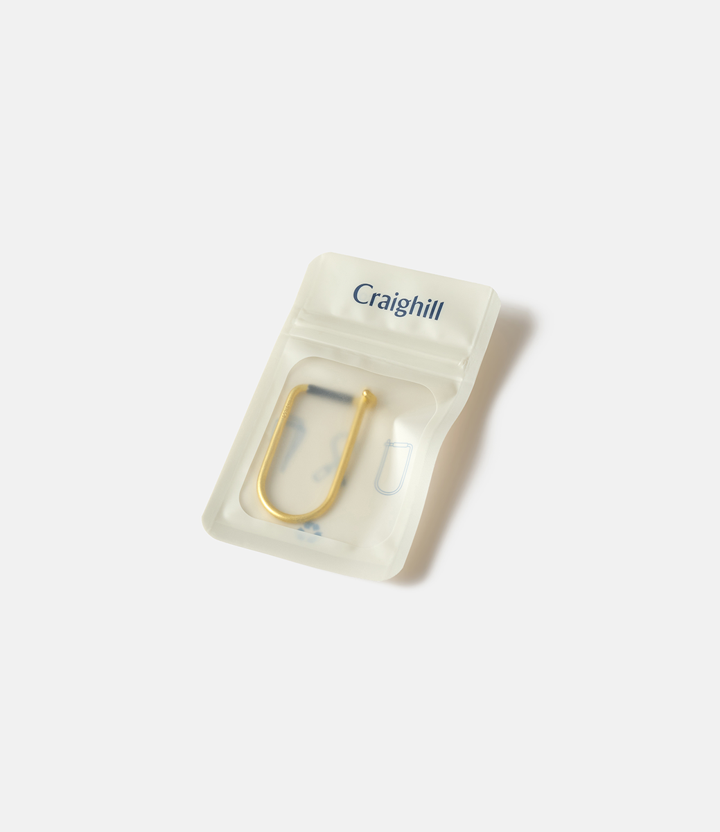 Craighill Wilson Enameled Black — ключница из латуни