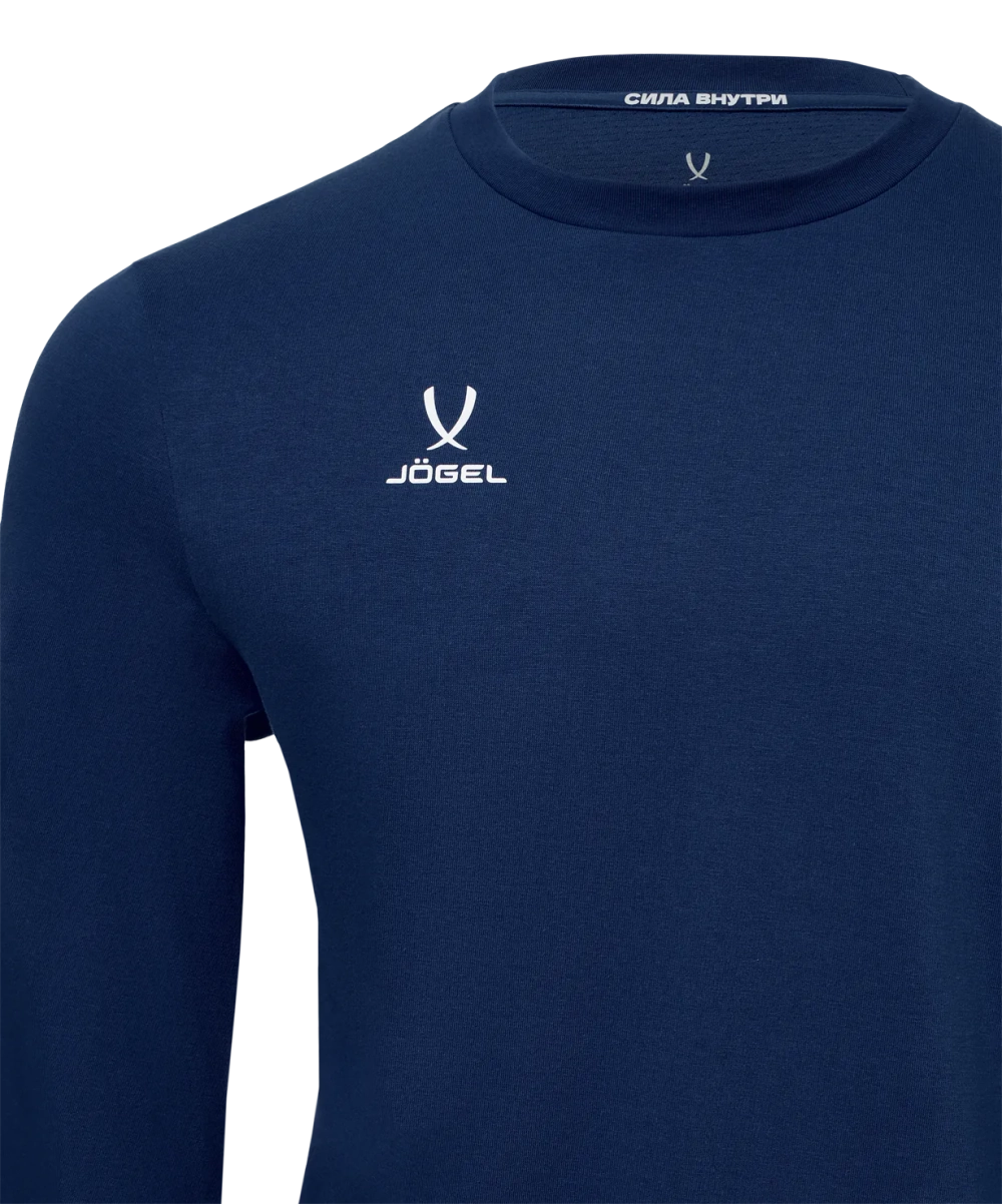 Лонгслив тренировочный JÖGEL DIVISION PerFormDRY Training CVC LS Z4, темно-синий