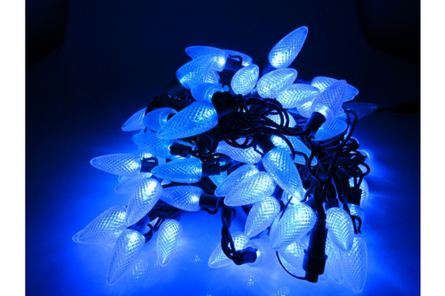 LED-PL-C9-8-G-220V-18-B, 20м, 96 LED синий
