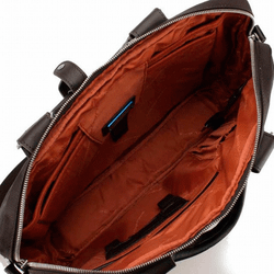 Сумка мужская Piquadro Link темно-коричневый кожа и ткань (CA1903LK/TM)