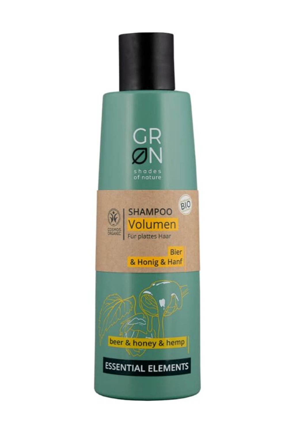 Шампунь Volume Beer & Honey GRN, 250 мл