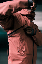Куртка Nothomme Blue Seam-Sealed Alpine Ski Jacket "Gray Orange Red"