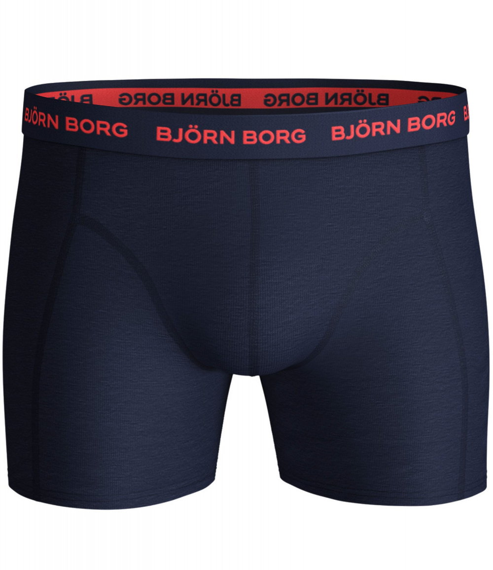 Мужские спортивные боксеры Björn Borg Shorts Sammy BB Leafy 3P - разноцветный