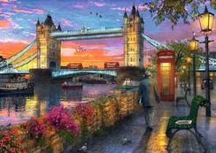 Puzzle Tower Bridge at Sunset
