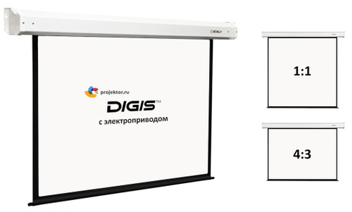 Экран настенный Digis DSEF-16908 с электроприводом 360x200 см (16:9)