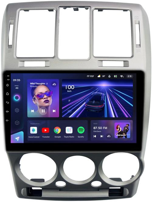 Магнитола для Hyundai Getz 2002-2011 (рамка серебро) - Teyes CC3L на Android 10, CarPlay, 4G SIM-слот