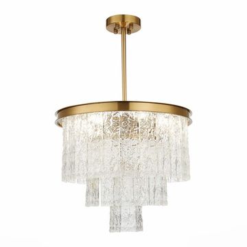 Люстра потолочная 6*E14 SL1230.302.06 латунь/прозрачный Corsia ST-Luce