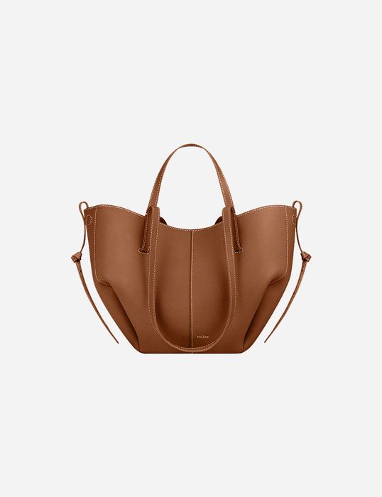 Сумка Polene Cyme Mini Edition Textured Camel