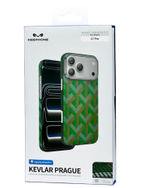 Накладка для i-Phone 17 Pro Keephone Kevlar Prague MagSnap зеленый