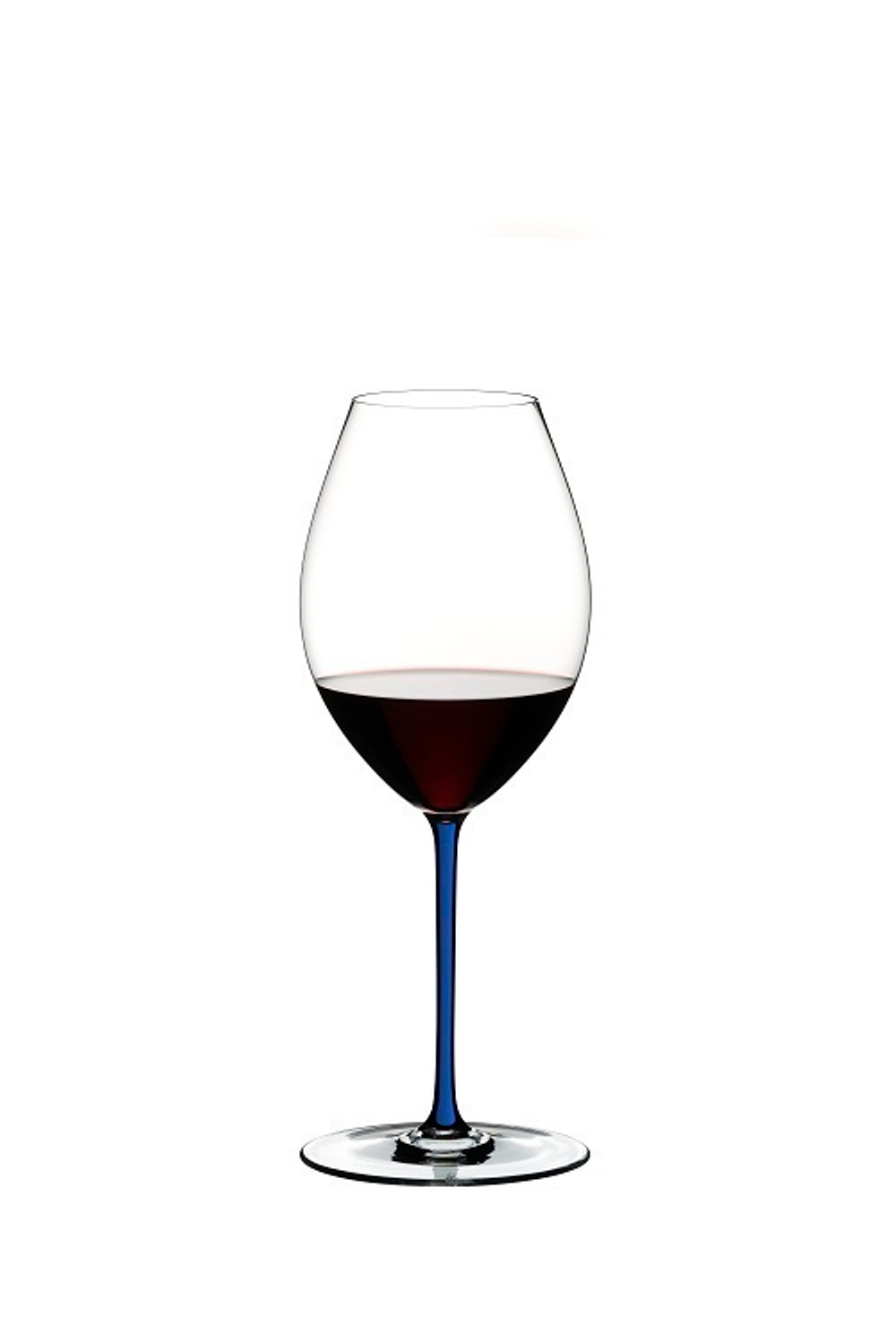Бокал для красного вина 650мл Riedel Fatto a Mano Old World Syrah с синей ножкой