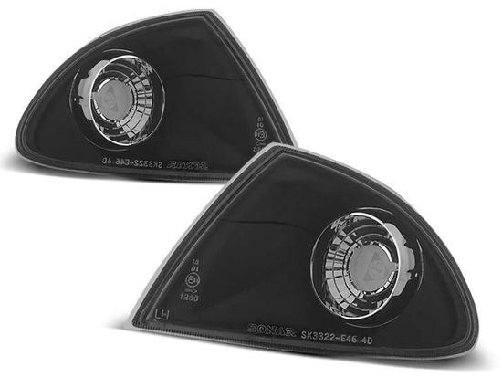 Поворотники Bmw 3 E46 black